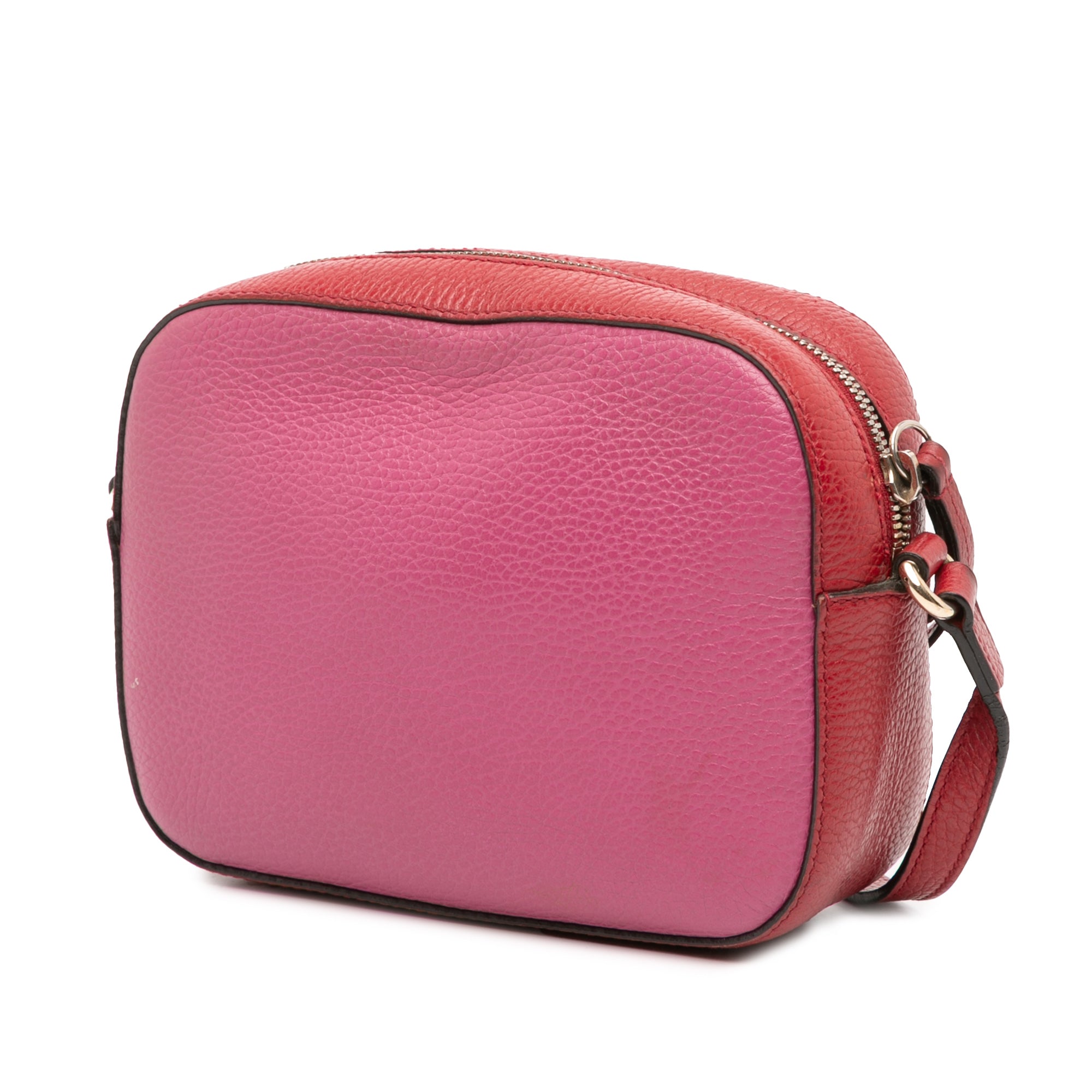 Small Bicolor Leather Soho Disco Crossbody