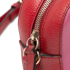 Small Bicolor Leather Soho Disco Crossbody