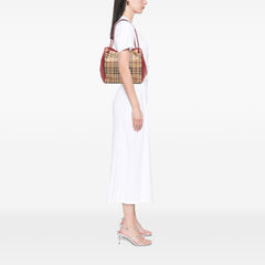 Small Haymarket Check Coated Canvas Canterbury Tote