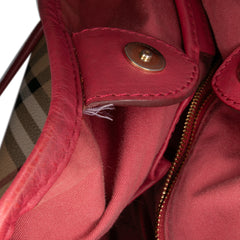 Small Haymarket Check Coated Canvas Canterbury Tote