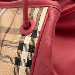 Small Haymarket Check Coated Canvas Canterbury Tote