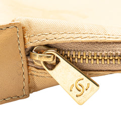 CC Chevron Quilted Lambskin Chain Shoulder Bag