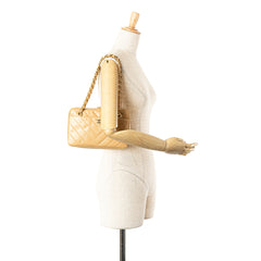 CC Chevron Quilted Lambskin Chain Shoulder Bag