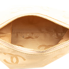 CC Chevron Quilted Lambskin Chain Shoulder Bag