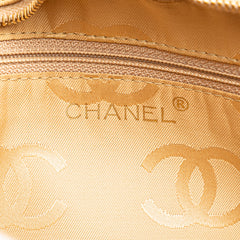 CC Chevron Quilted Lambskin Chain Shoulder Bag