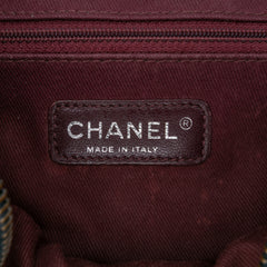 Small Glazed Calfskin Duo Color Flap