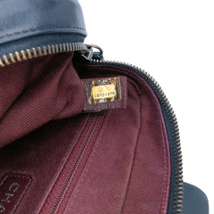 Small Glazed Calfskin Duo Color Flap