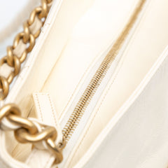 Crumpled Calfskin En Vogue Rope Satchel