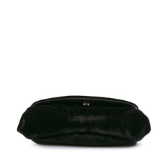 CC Velvet Half Moon Wallet on Chain