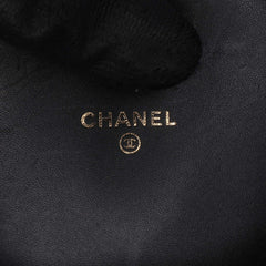CC Velvet Half Moon Wallet on Chain