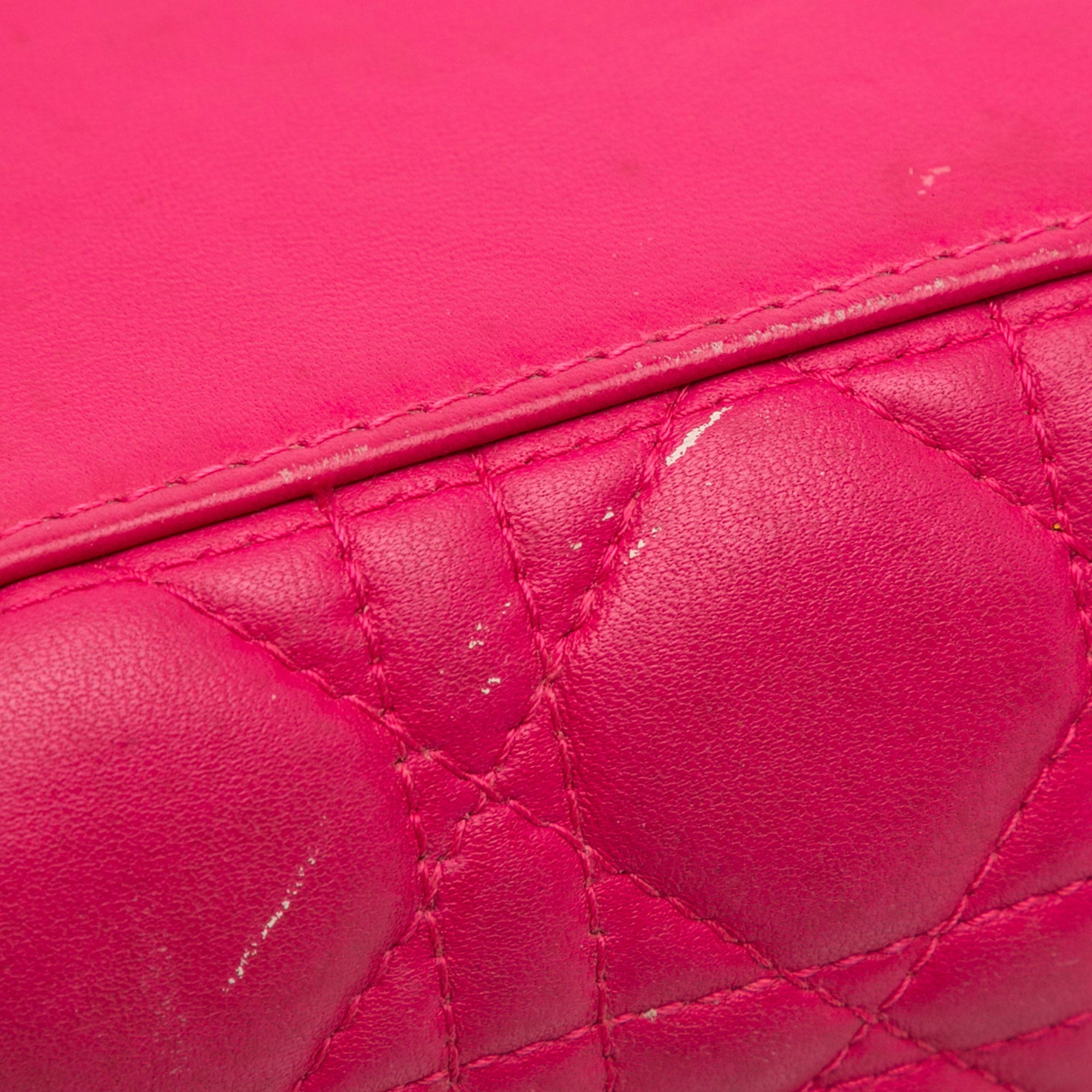 Medium Lambskin Cannage Lady Dior