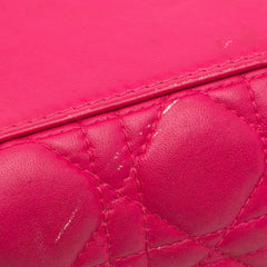 Medium Lambskin Cannage Lady Dior