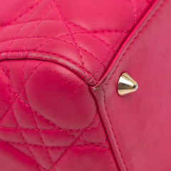 Medium Lambskin Cannage Lady Dior