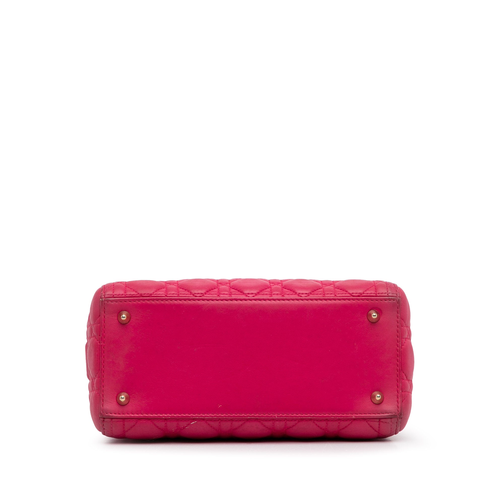 Medium Lambskin Cannage Lady Dior