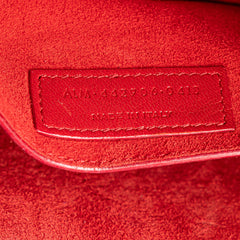 Medium Croc Embossed Leather Sunset Crossbody