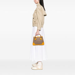 Small GG Canvas Diana Bamboo Top Handle Tote