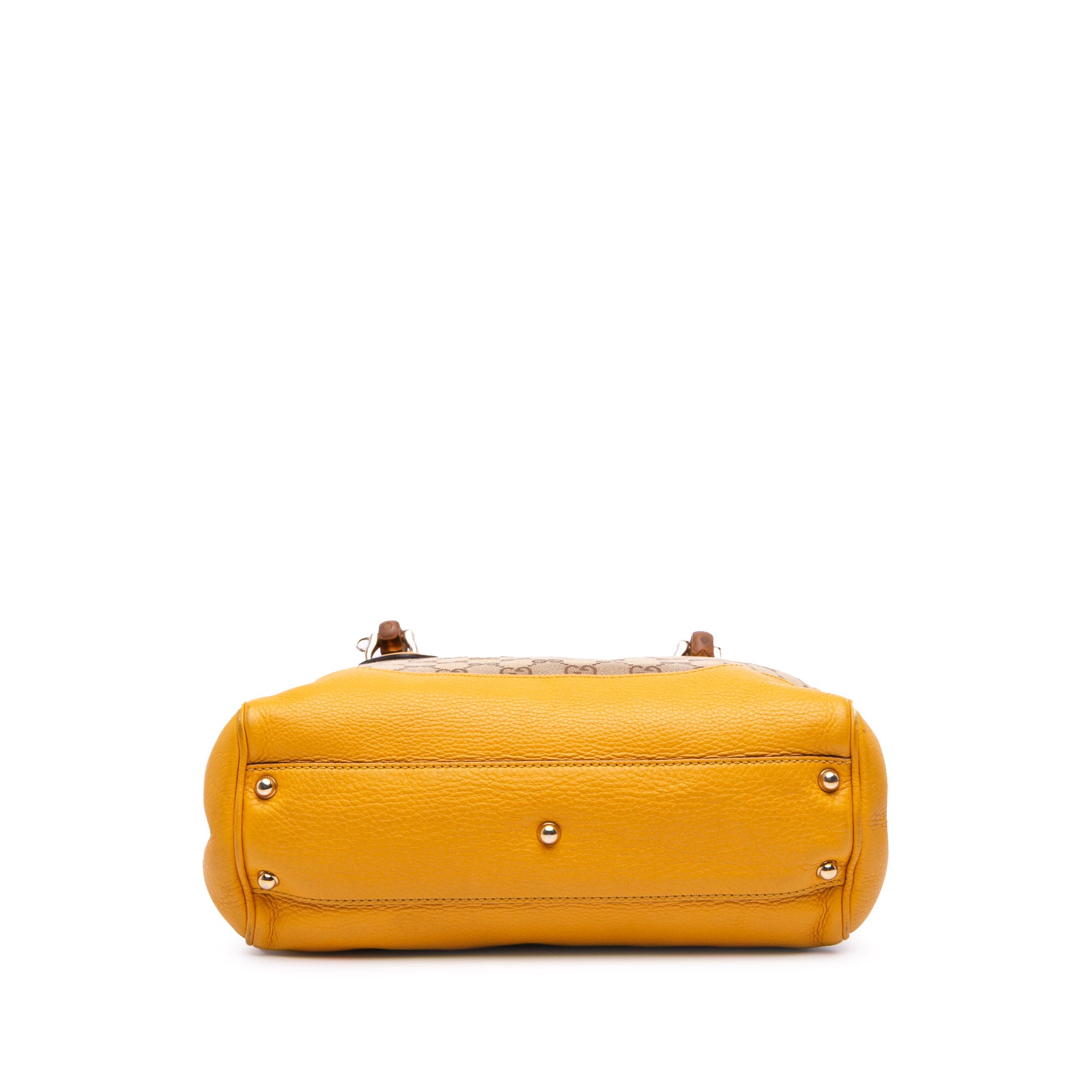 Small GG Canvas Diana Bamboo Top Handle Tote
