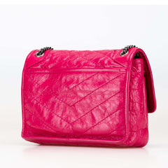 Baby Crinkled Calfskin Monogram Niki Bag
