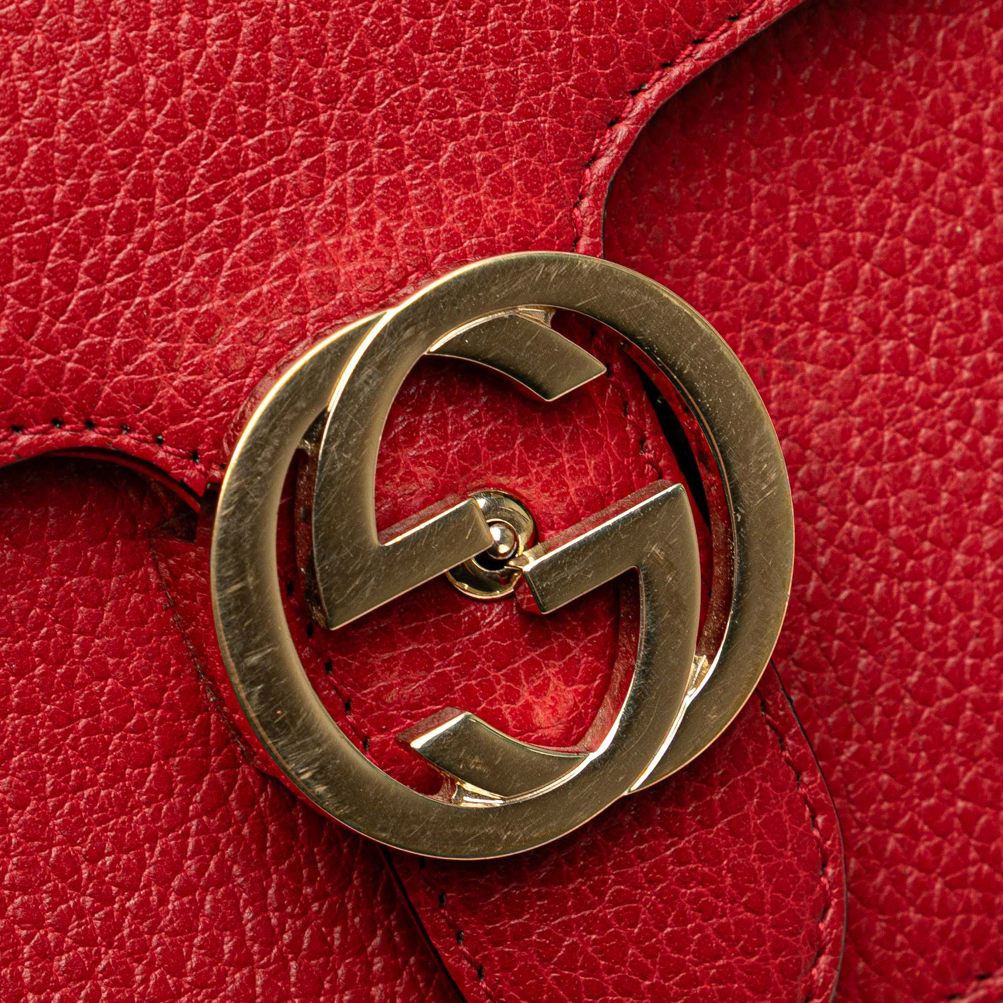Small Dollar Calfskin Interlocking G Crossbody