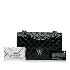 Medium Classic Patent Double Flap