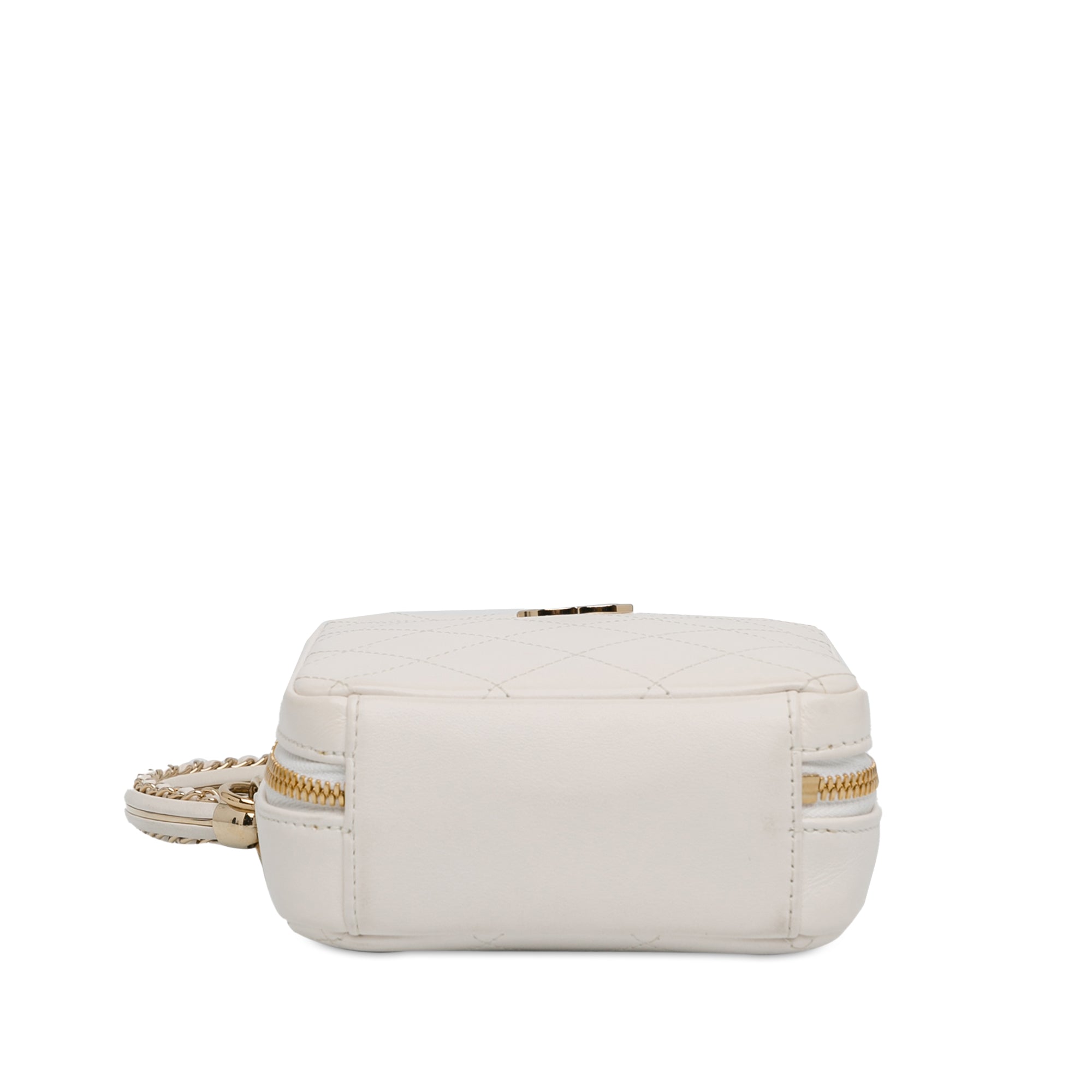 CC Lambskin Round Handle Camera Case