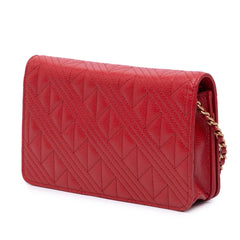 CC Mixed Quilt Caviar Wallet On Chain
