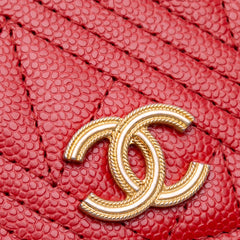 CC Mixed Quilt Caviar Wallet On Chain