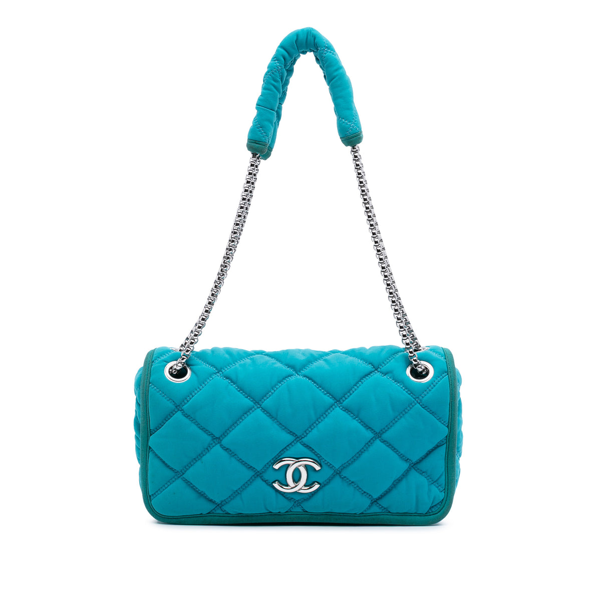 Small Quilted Nylon Bubble Flap