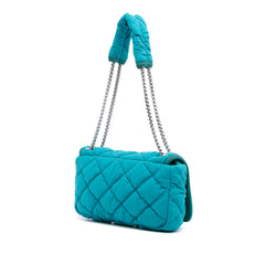 Small Quilted Nylon Bubble Flap