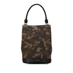 Suede Camouflage Shoulder Bag