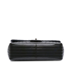 Jumbo Classic Chevron Patent Double Flap
