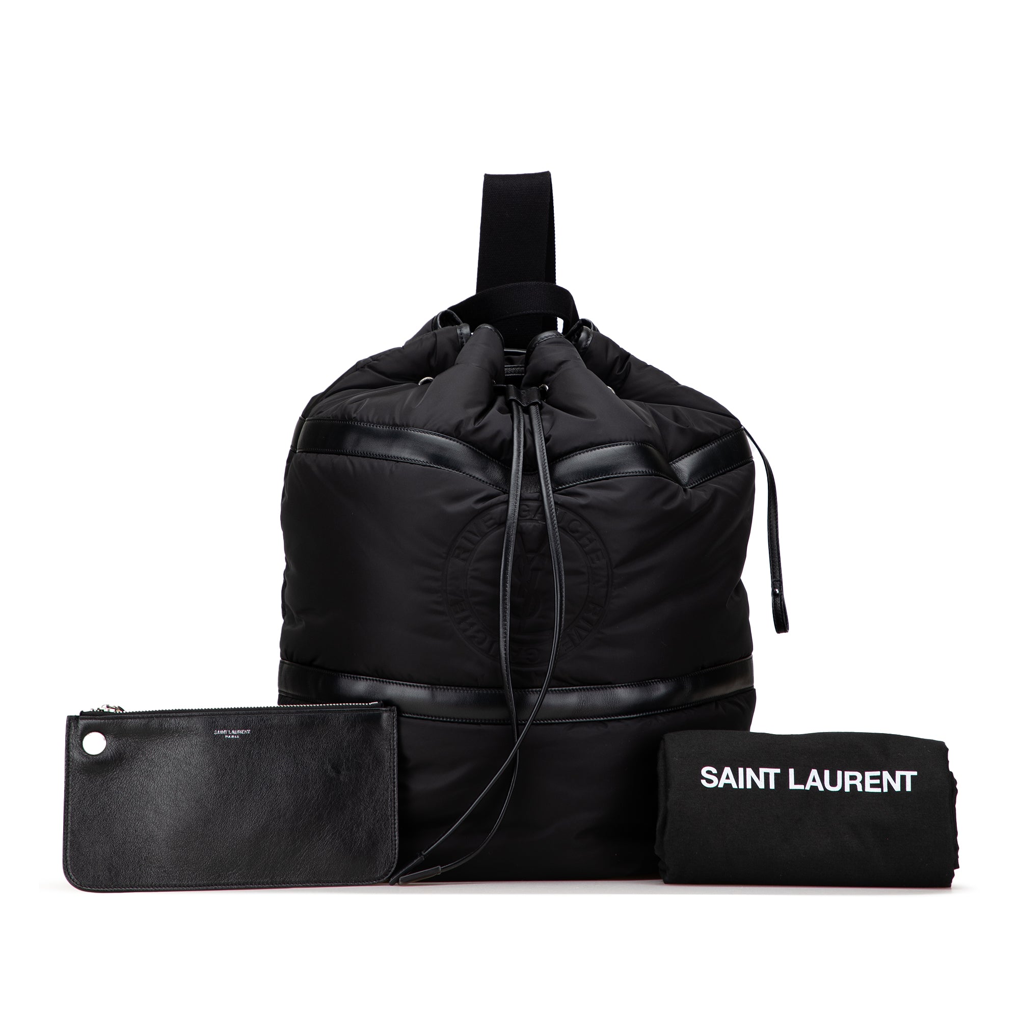 Nylon Rive Gauche Drawstring Backpack