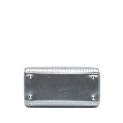 Medium Metallic Patent Microcannage Lady Dior