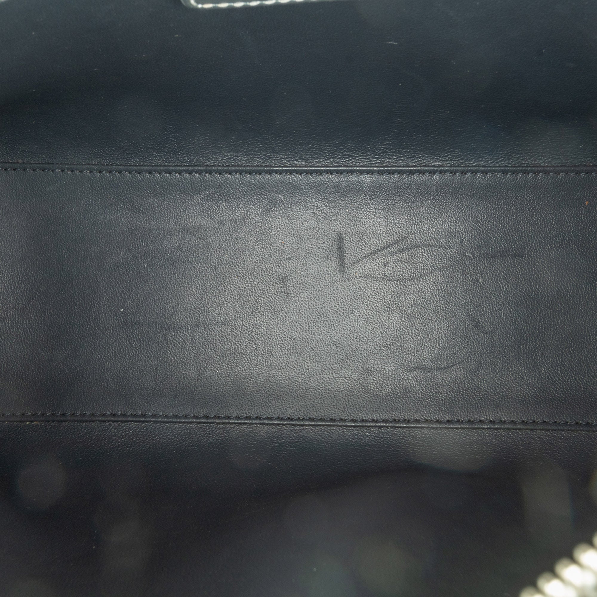 Medium Metallic Patent Microcannage Lady Dior
