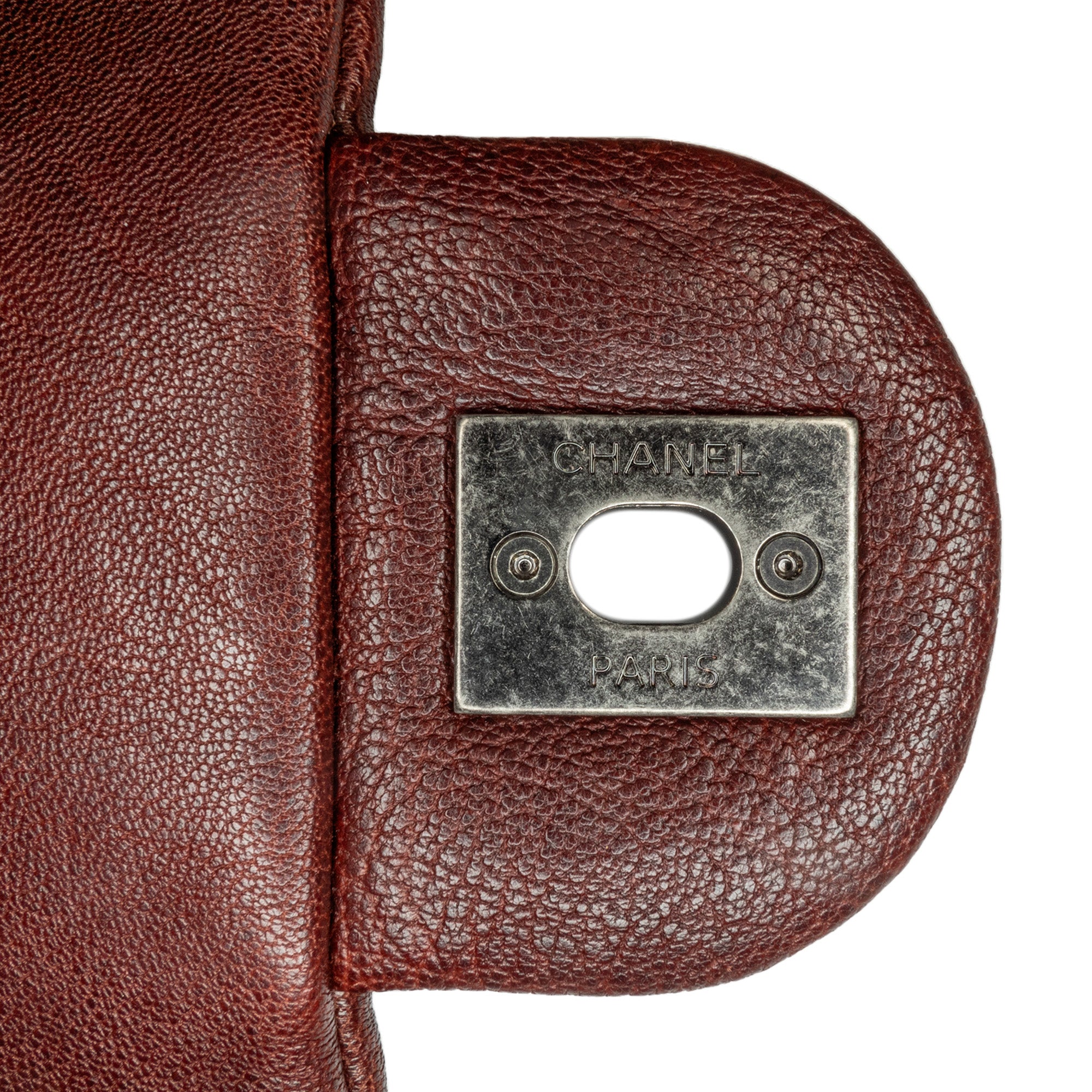 Medium Washed Lambskin Studded Metal Beauty Flap