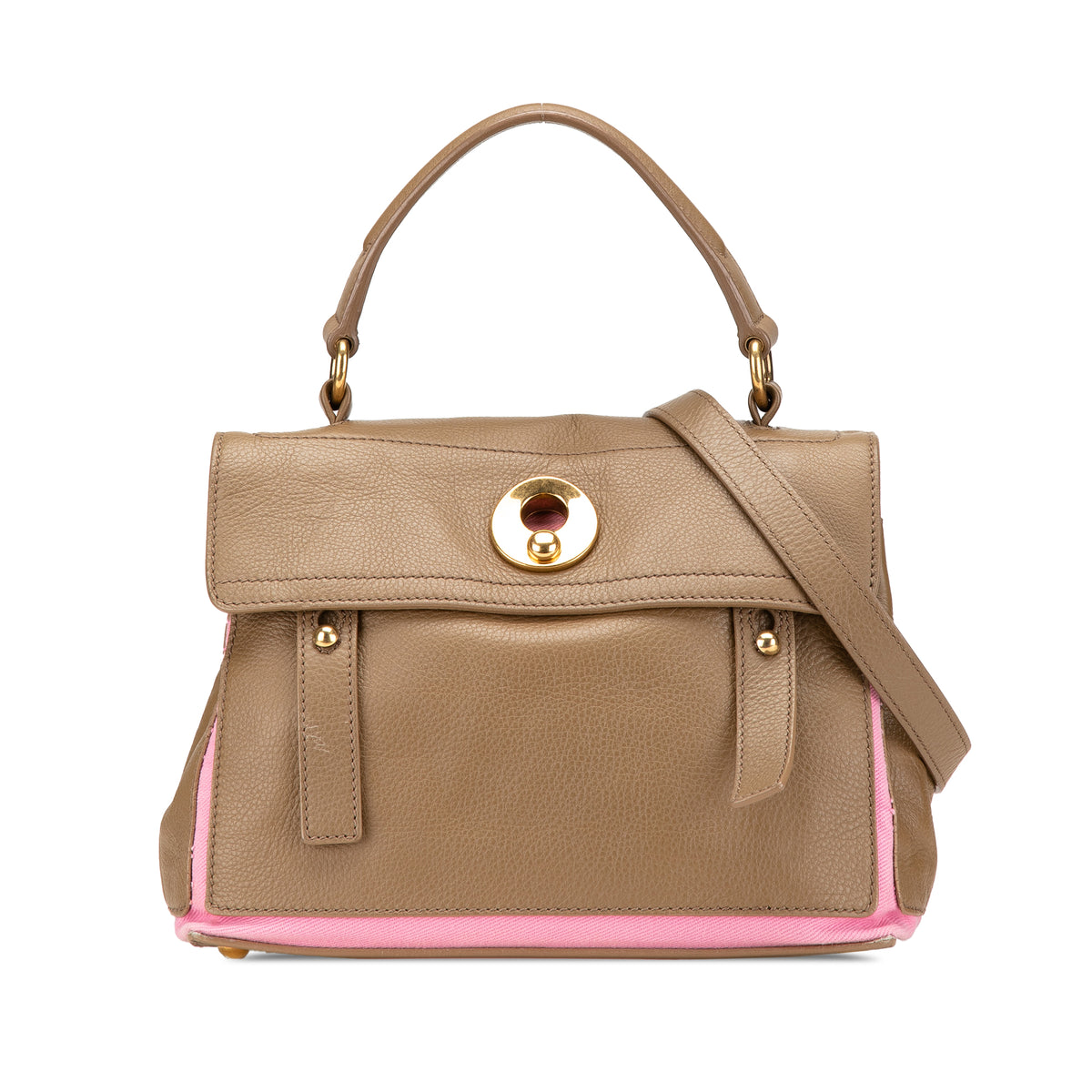 Small Leather Muse Two Satchel