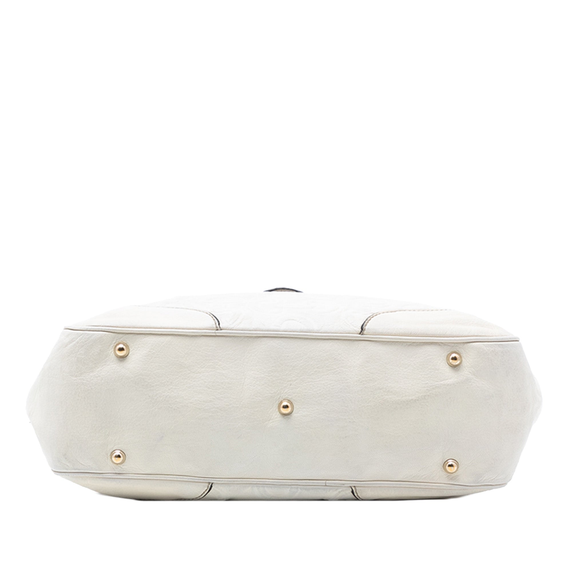 Leather Bamboo Horsebit Tote