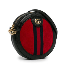 Mini Suede Round Ophidia Crossbody