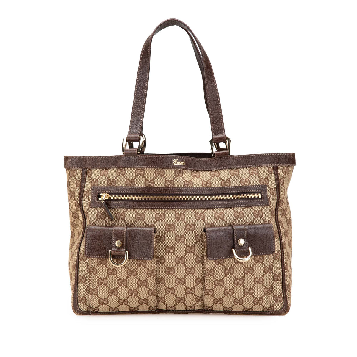 GG Canvas Abbey D Ring Pocket Tote