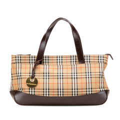 Haymarket Check Canvas Handbag