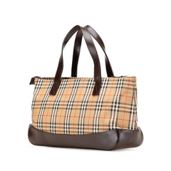 Haymarket Check Canvas Handbag