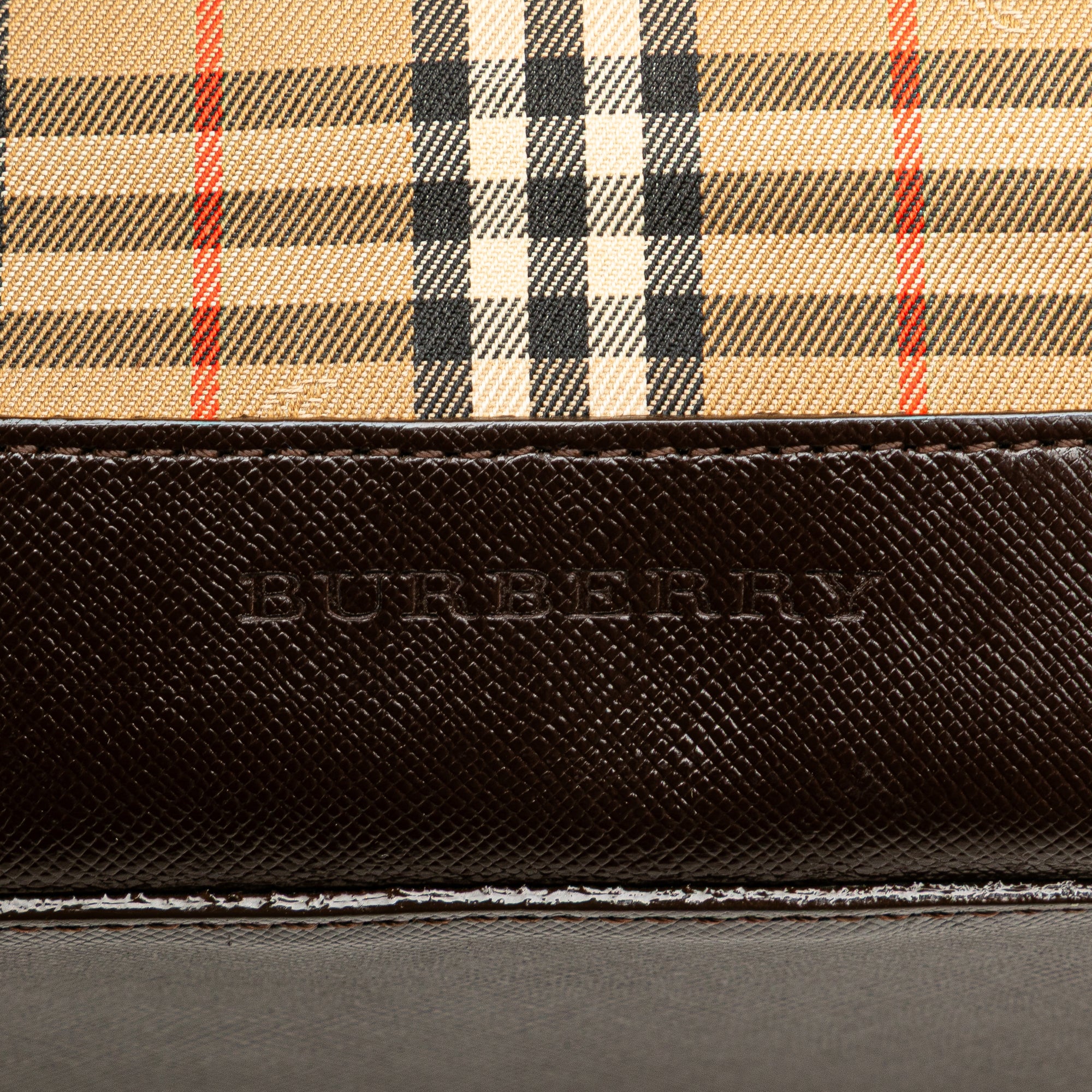 Haymarket Check Canvas Handbag