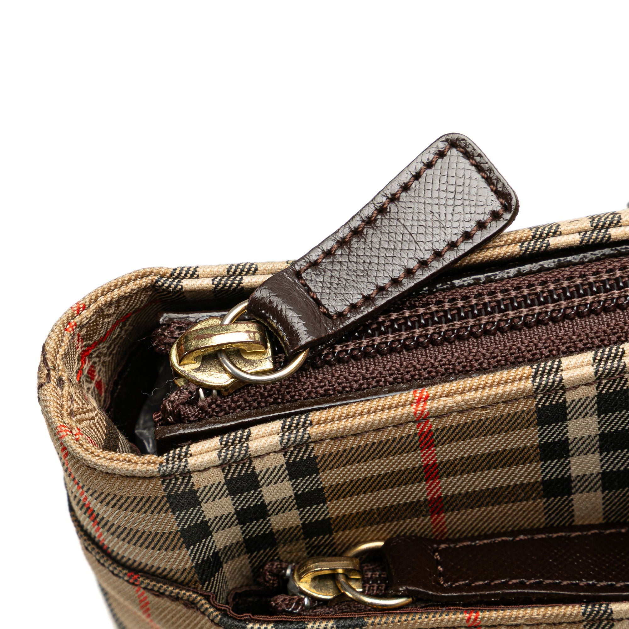 Haymarket Check Canvas Handbag