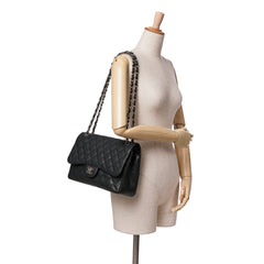 Jumbo Classic Caviar Double Flap