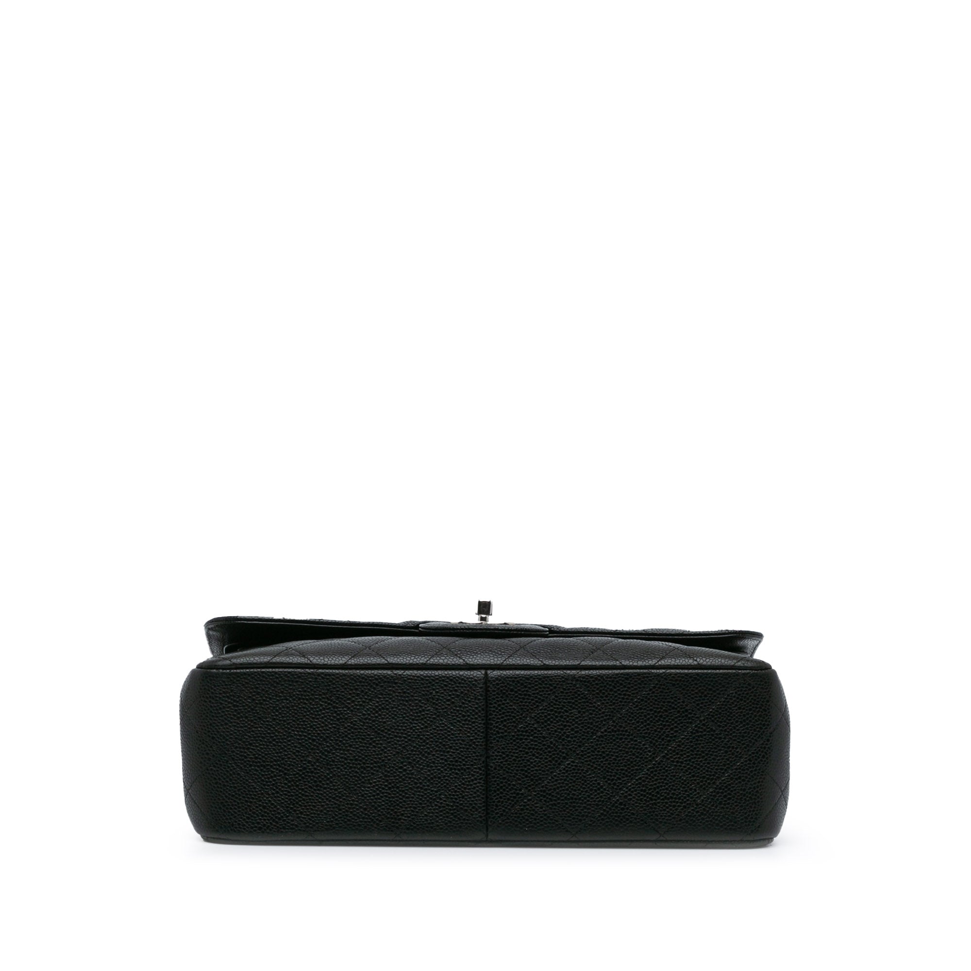 Jumbo Classic Caviar Double Flap