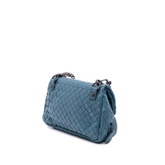 Mini Nappa Intrecciato Expandable Chain Crossbody