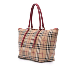 Small Haymarket Check Coated Canvas Salisbury Tote