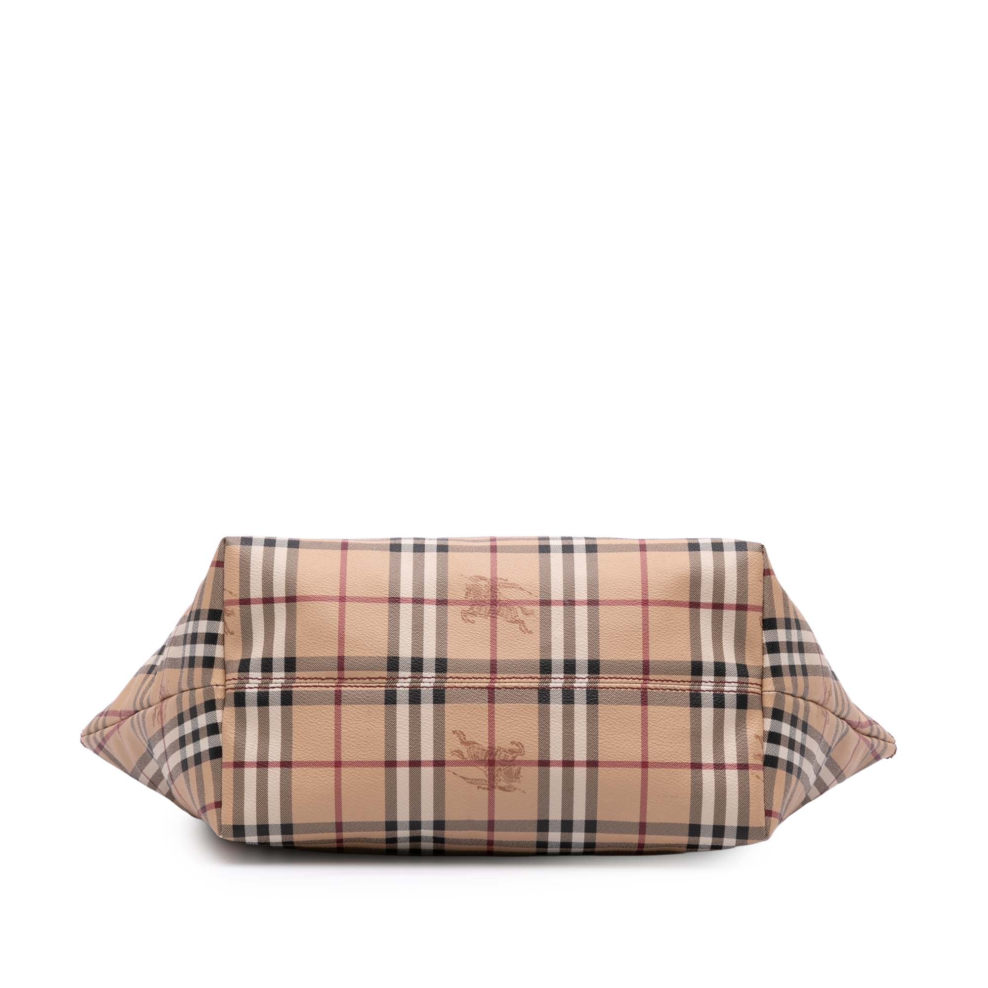 Small Haymarket Check Coated Canvas Salisbury Tote