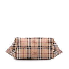 Small Haymarket Check Coated Canvas Salisbury Tote