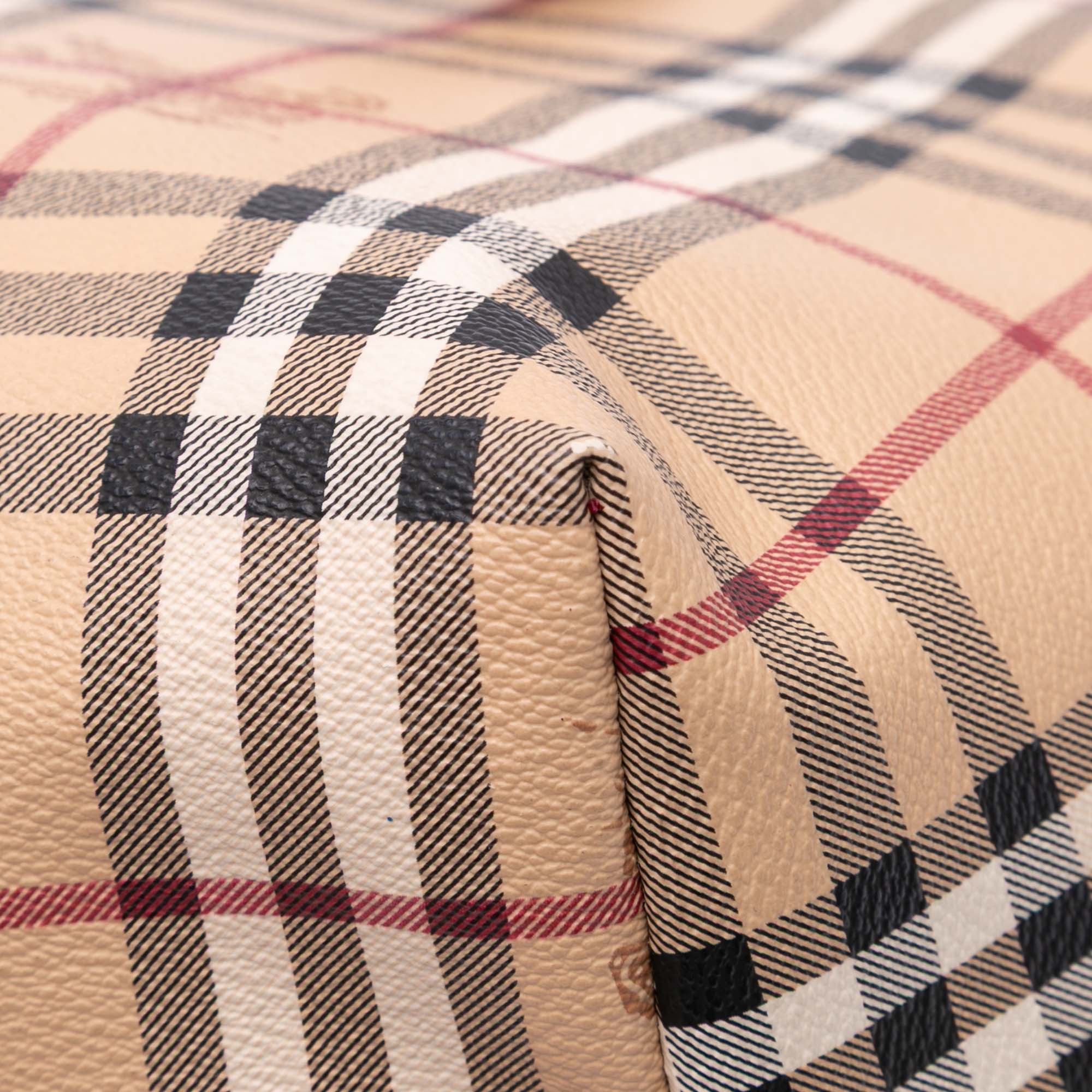 Small Haymarket Check Coated Canvas Salisbury Tote